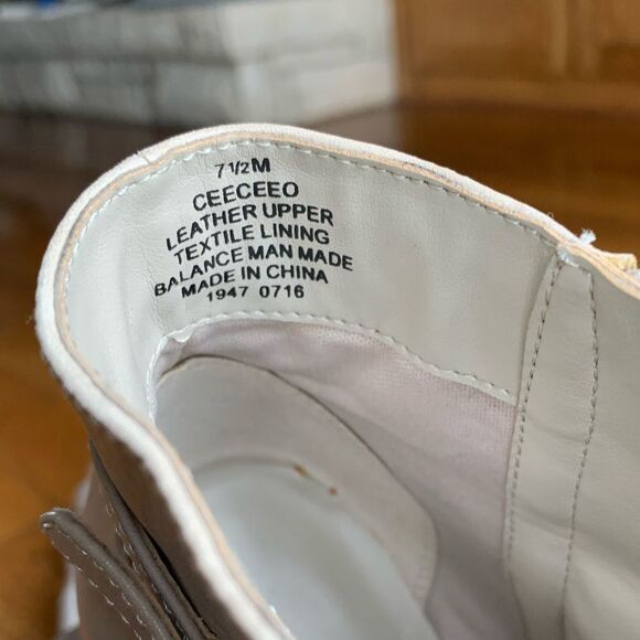 Nine‎ West Beige Leather boots - Picture 8 of 12